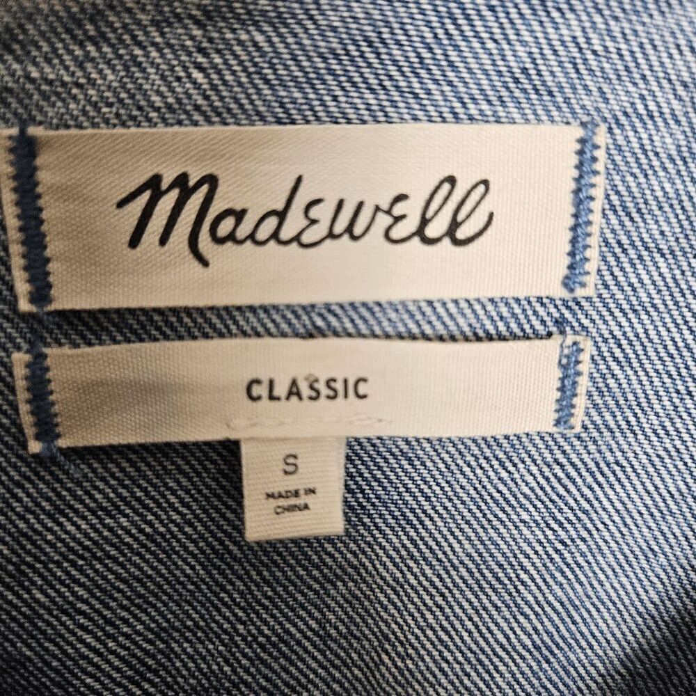 Madewell Classic Jean Jacket in Medford MD243 Women's Blue Size Small - Picture 5 of 5